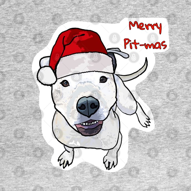 Merry Pitmas (white) by Underbite Boutique